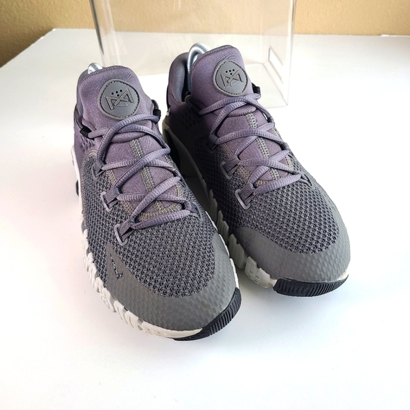 Nike Free Metcon 4 'Iron Grey' Black White Grey Fog CT3886-011 Men's Size 8 - Picture 6 of 10